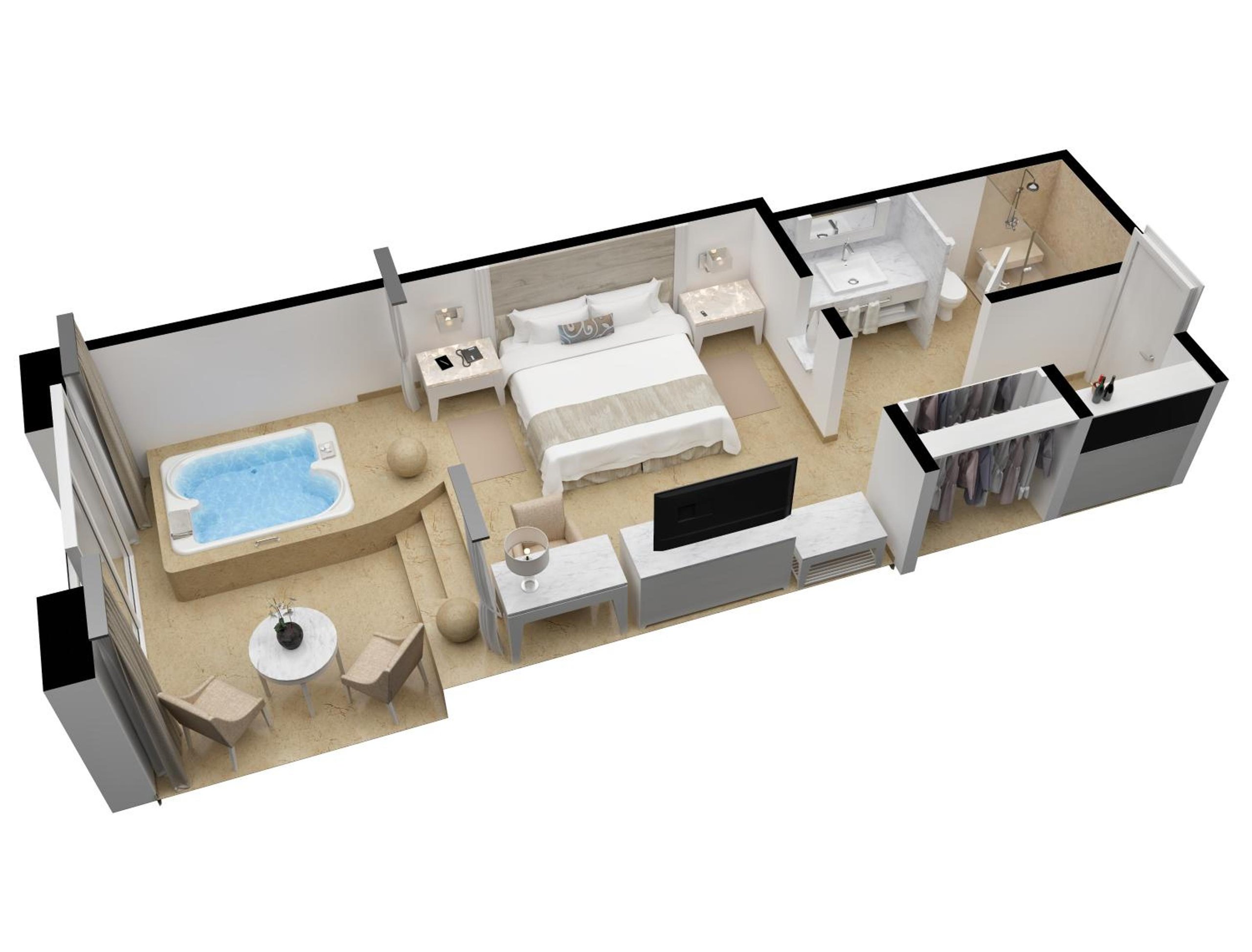 Suite de Luna de Miel Royale frente al mar - Cama King Size — 3