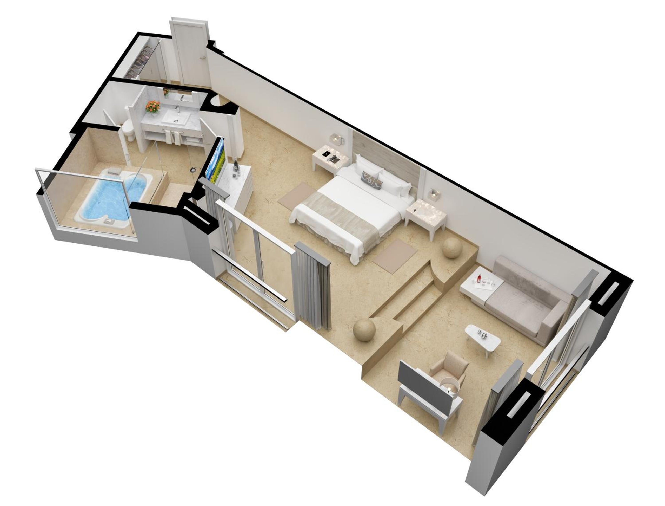 Suite Junior Royale con Vista al Océano - Cama King Size — 4