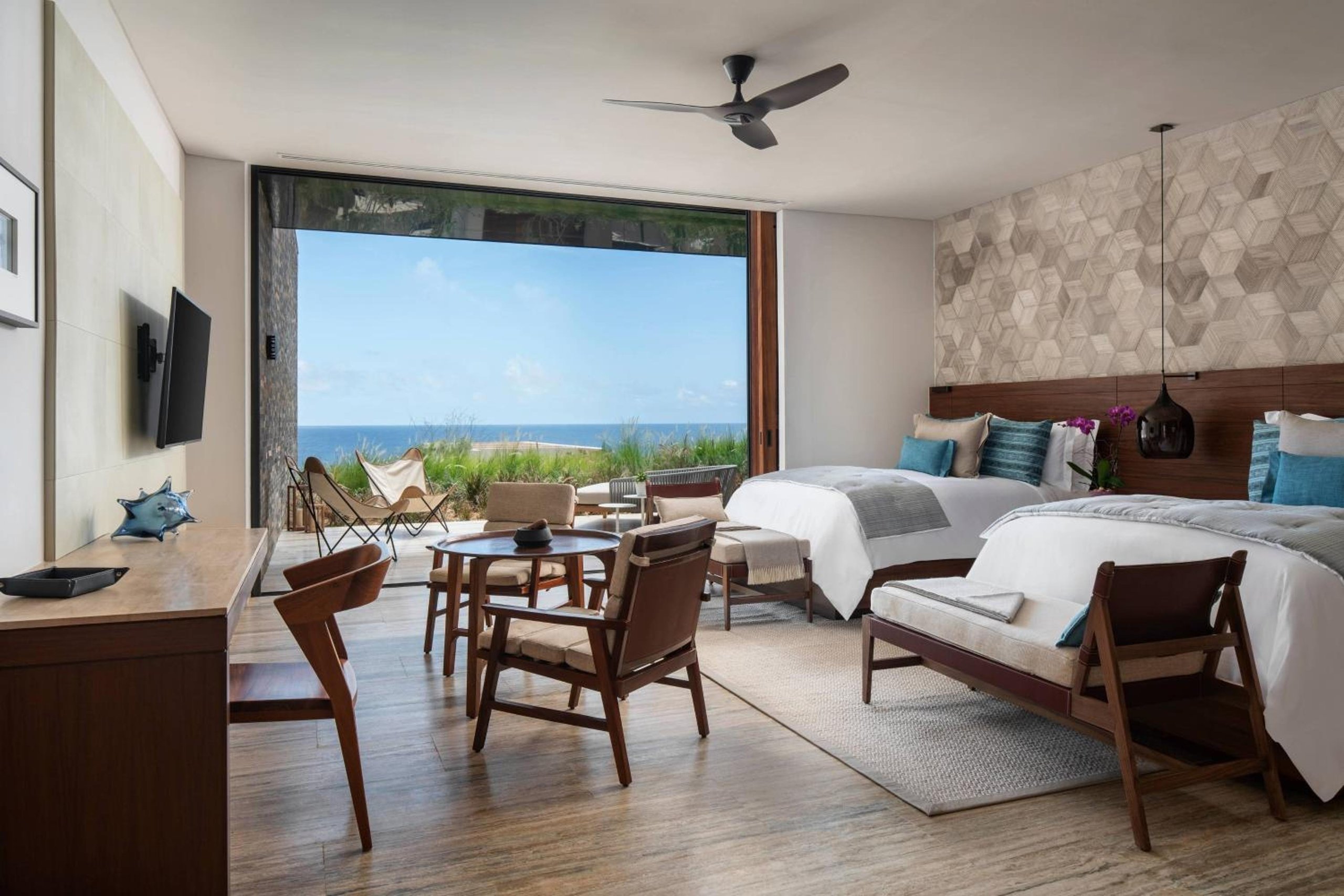 Vista al Resort, Habitación de huéspedes, 2 camas Queen, Planta baja, Terraza