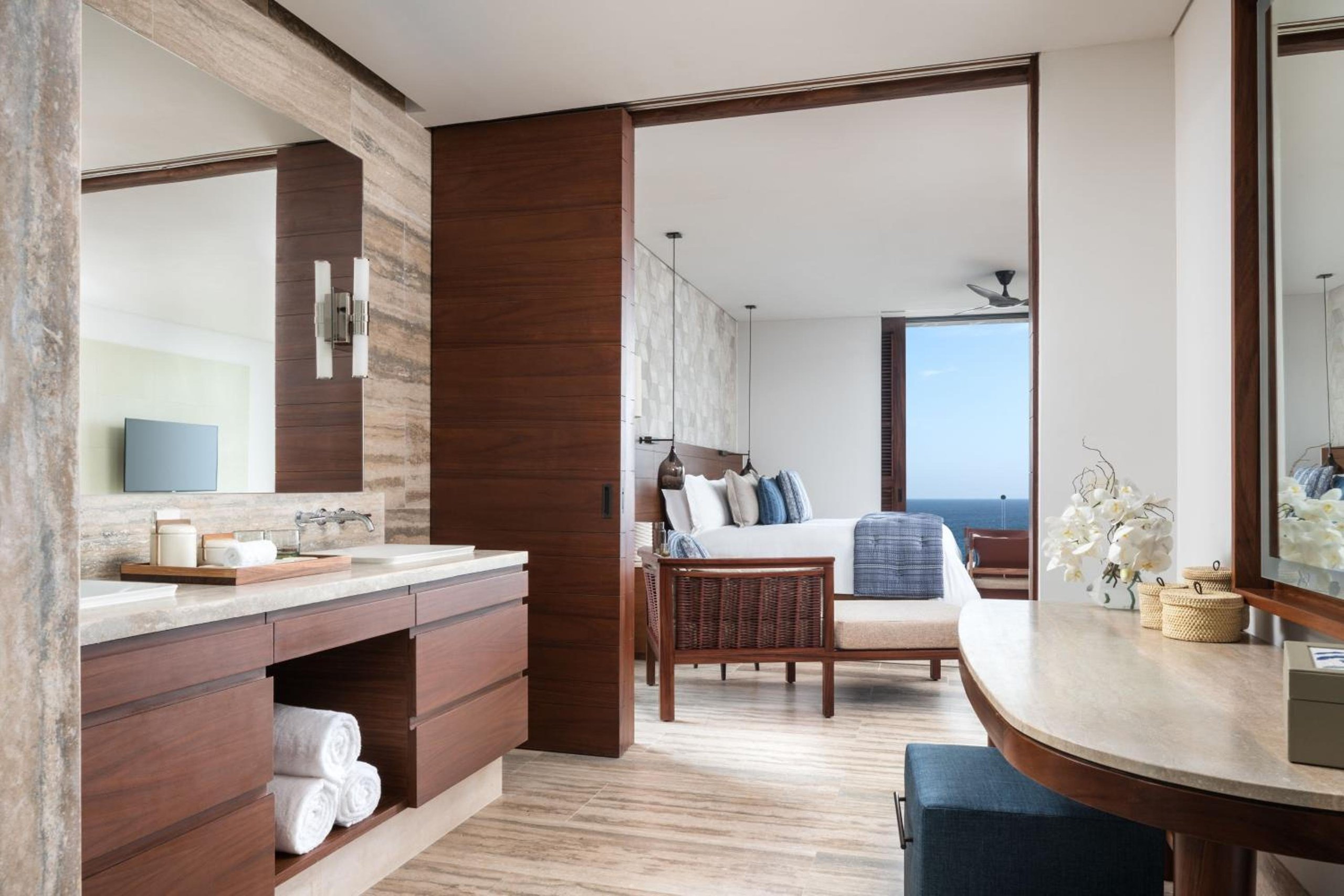 Vista al Océano Cortes, Suite de 1 Dormitorio, 1 Cama King, Sofá cama, Piso superior, Piscina de inmersión, Terraza — 3