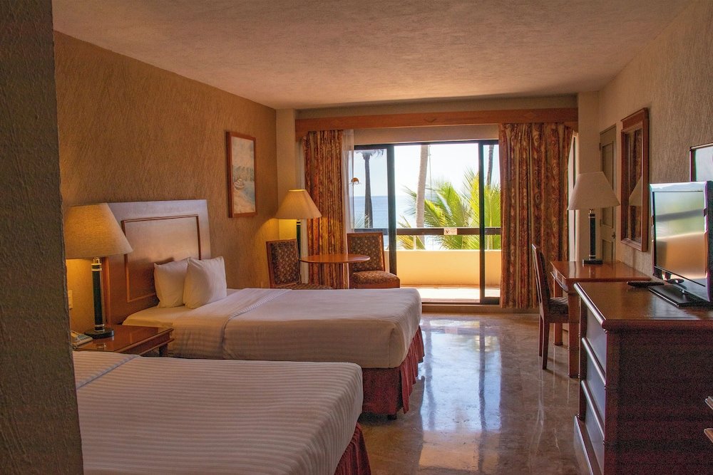 Habitación Estándar, 2 camas dobles, vista al mar — 2