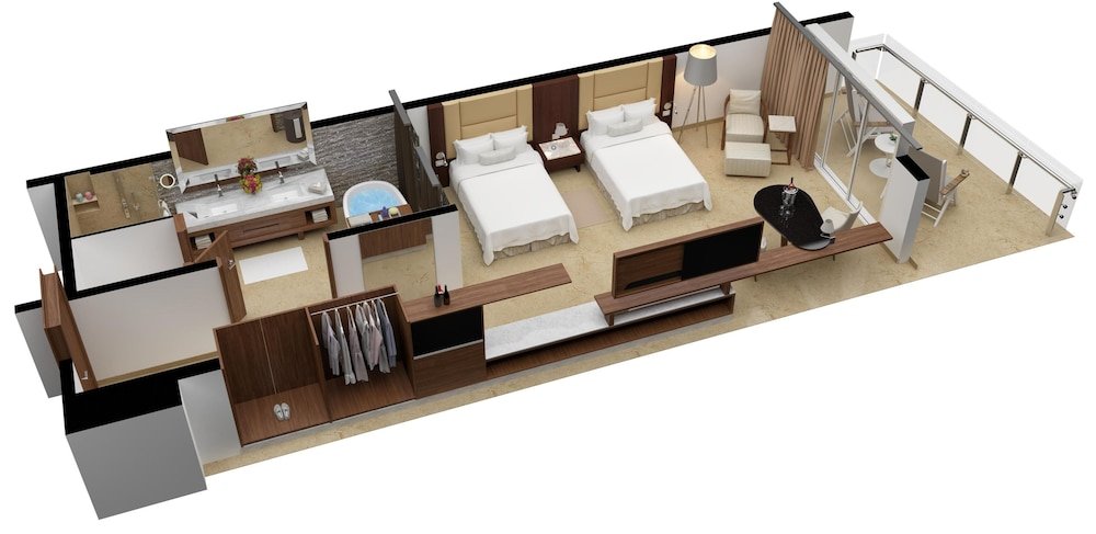 Vista parcial al mar Deluxe Royale — 7