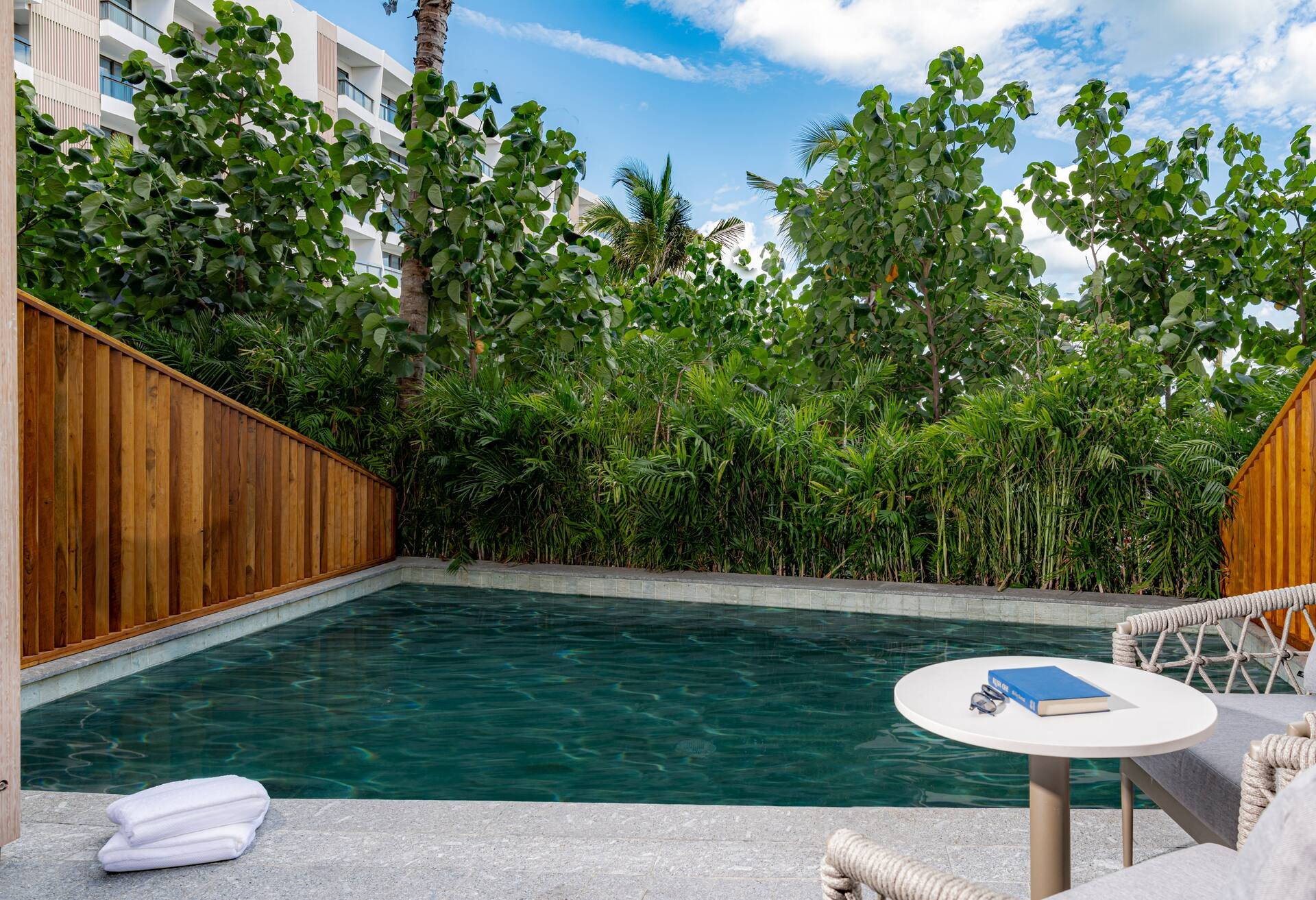 Swim up Pool 1 cama King Guestroom — 3