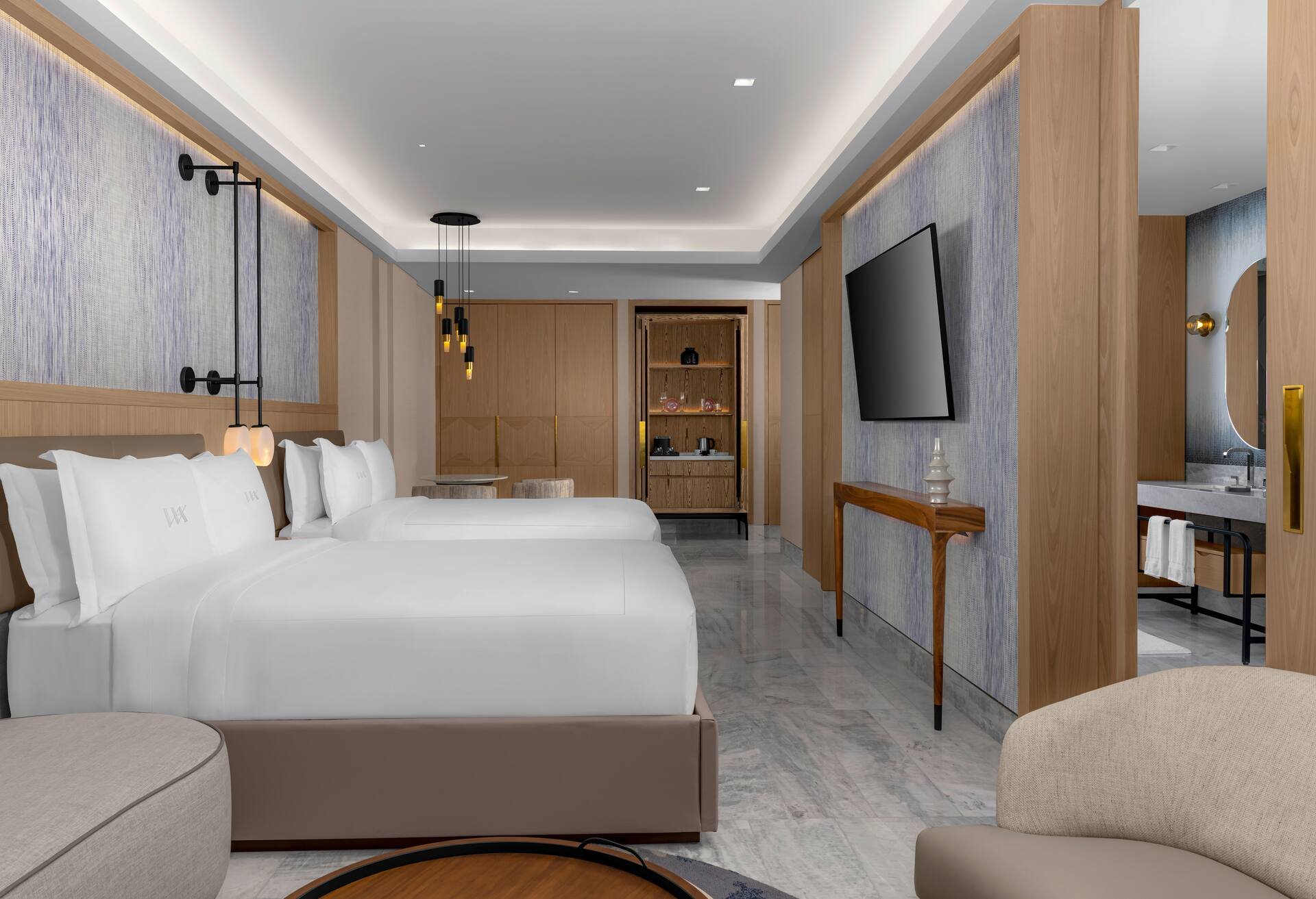 Swim up Pool 2 cama Queen Guestroom — 4