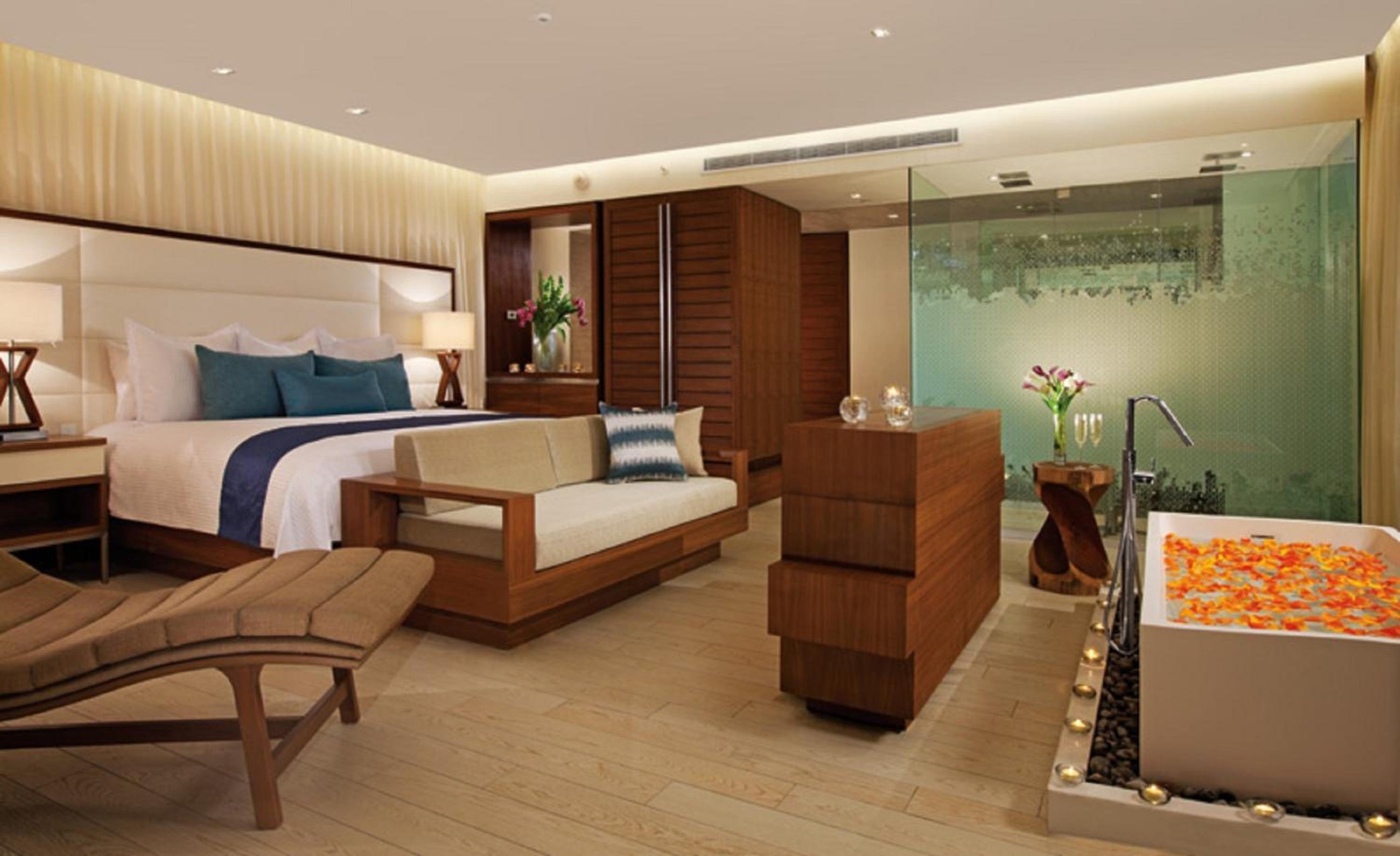 Suite de Luna de Miel de Club Preferencial frente al mar.