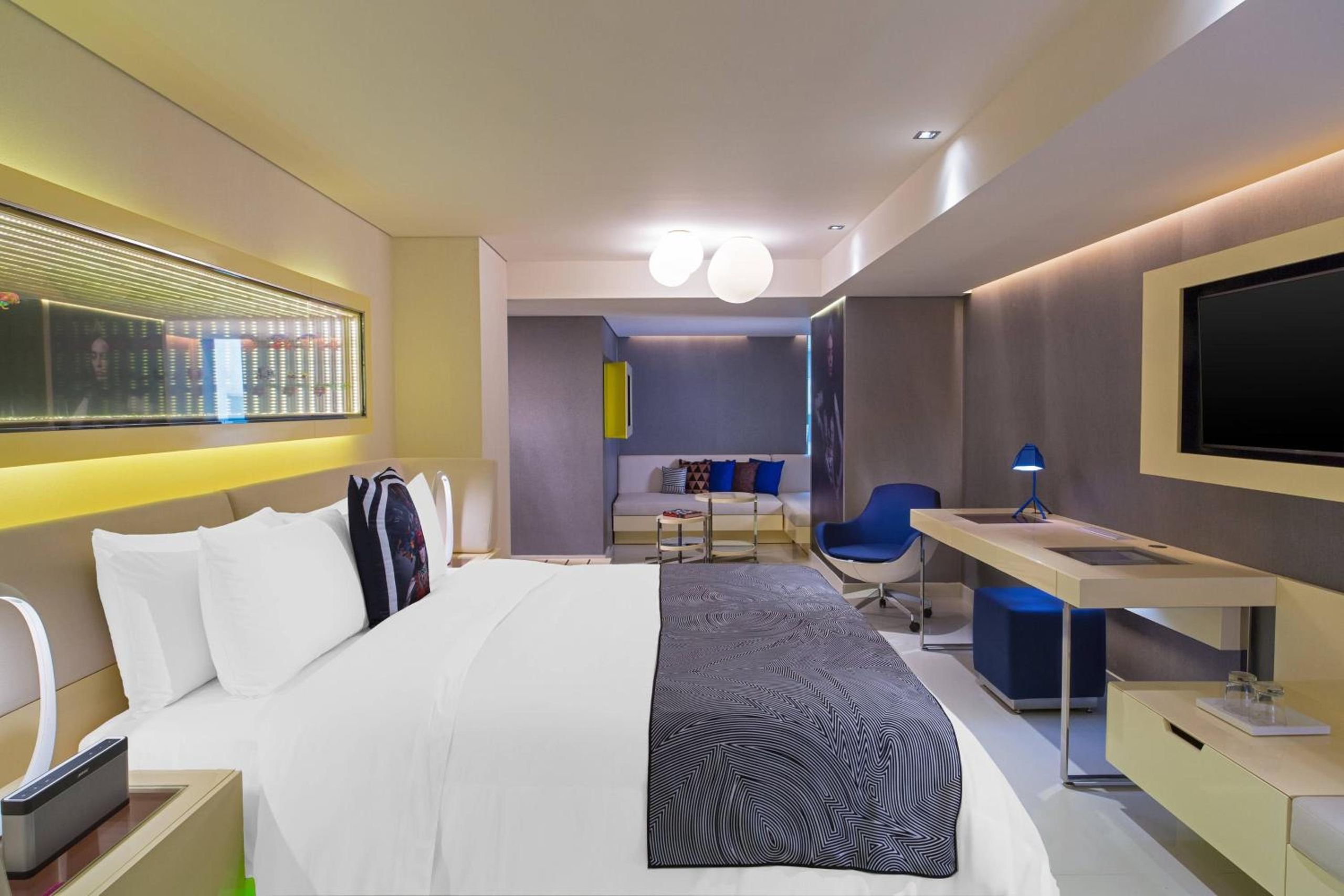 Esquina Genial, Suite de 1 habitación, 1 cama King, vista a la ciudad, habitación en la esquina — 2