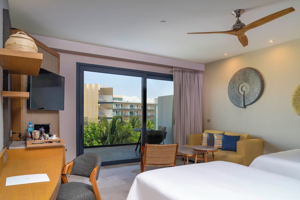 Junior Suite, 2 camas dobles, Partial vista al mar — 2