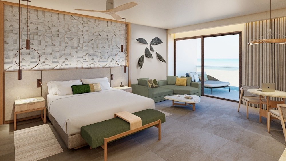 Serenity Club Suite Junior con cama King y vista al mar