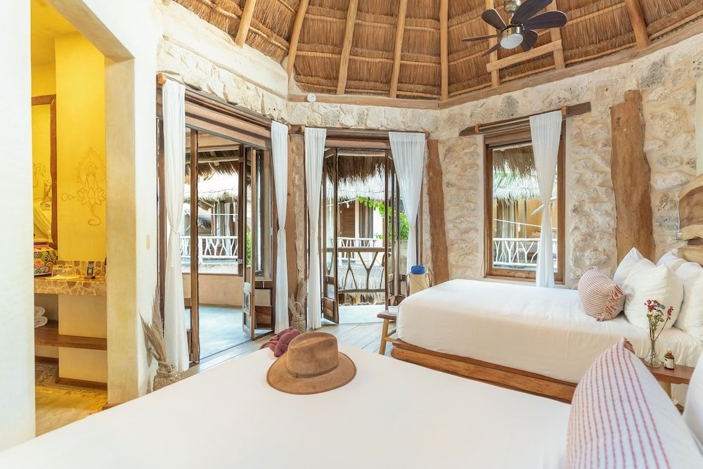 Room, 2 camas dobles, Partial vista al mar — 5