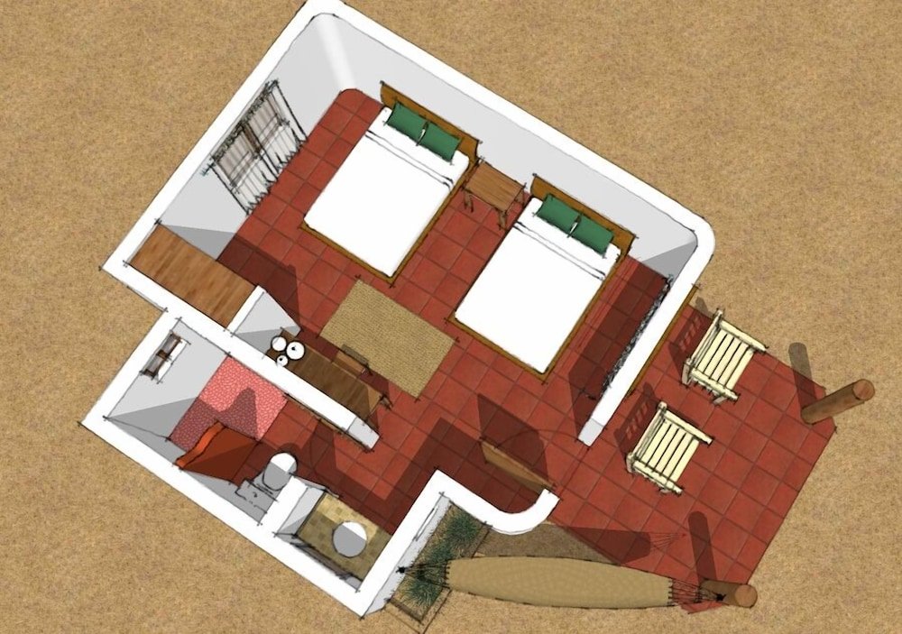 Room, 2 camas Queen, Partial vista al mar — 6