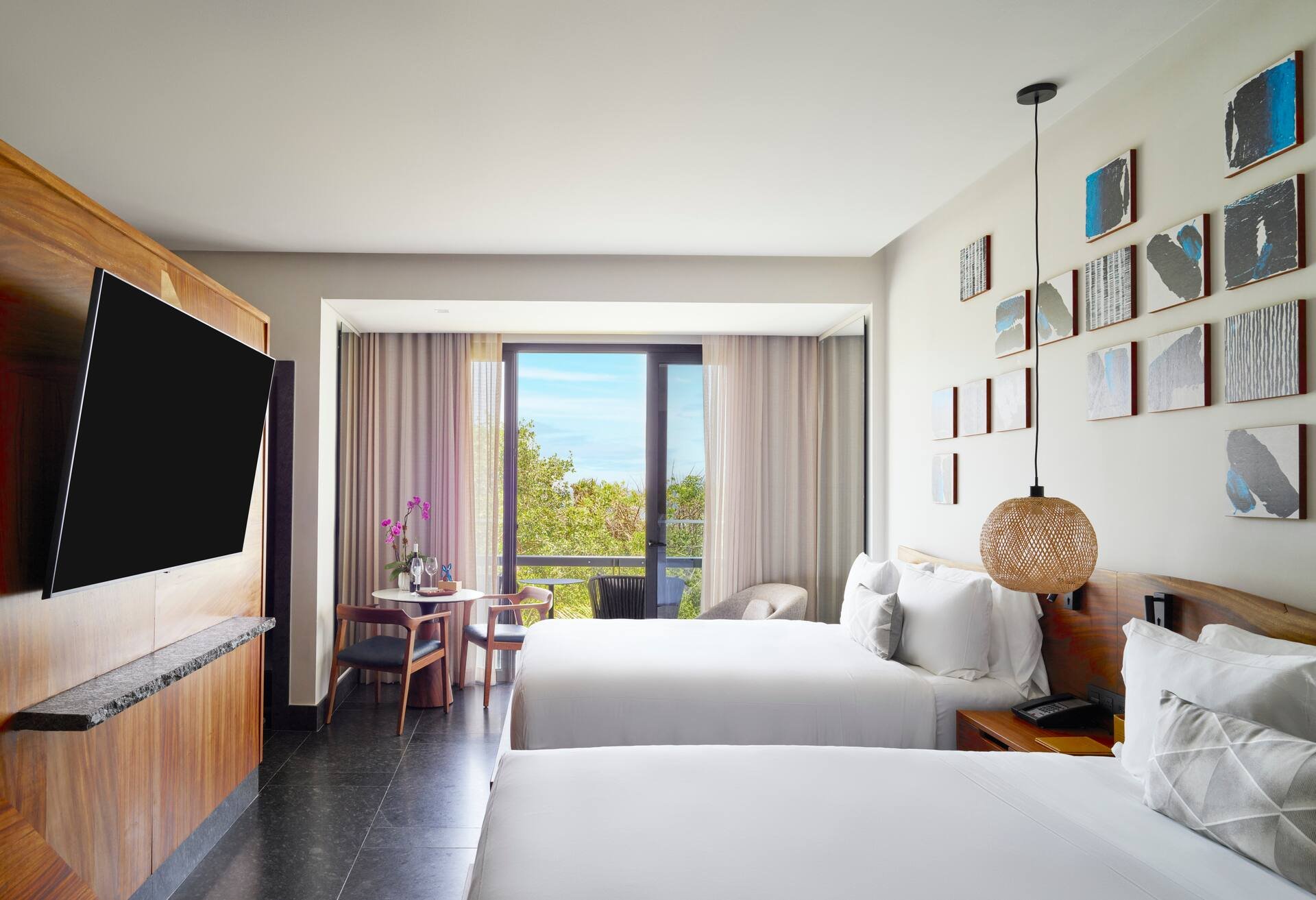 Tropical View Guestroom con 2 camas Queen — 3